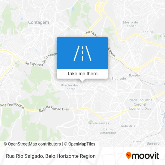 Rua Rio Salgado map