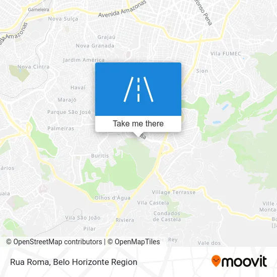 Rua Roma map