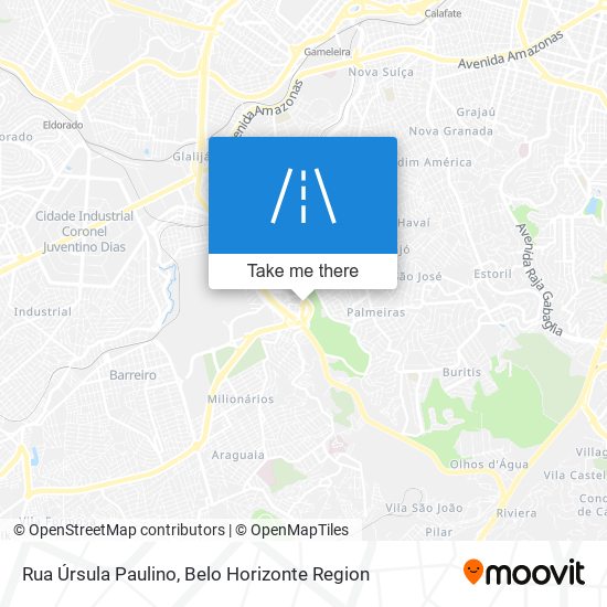 Rua Úrsula Paulino map