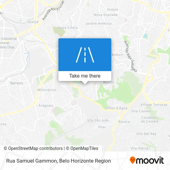 Rua Samuel Gammon map
