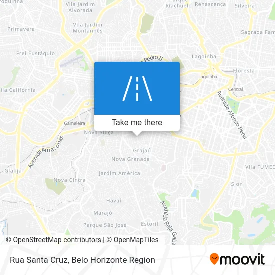 Rua Santa Cruz map