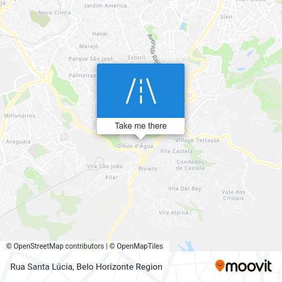 Rua Santa Lúcia map