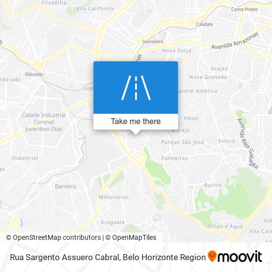 Rua Sargento Assuero Cabral map