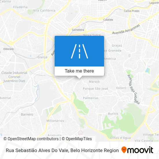 Rua Sebastião Alves Do Vale map