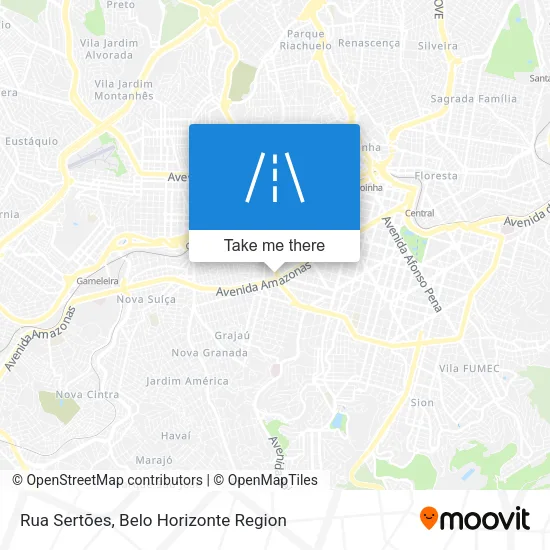 Rua Sertões map