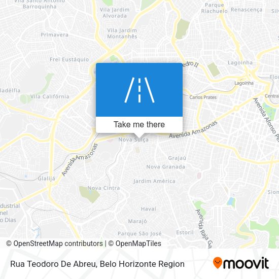 Rua Teodoro De Abreu map