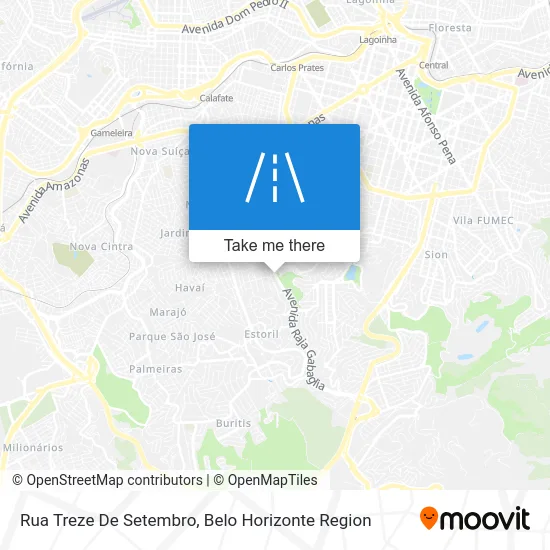 Rua Treze De Setembro map