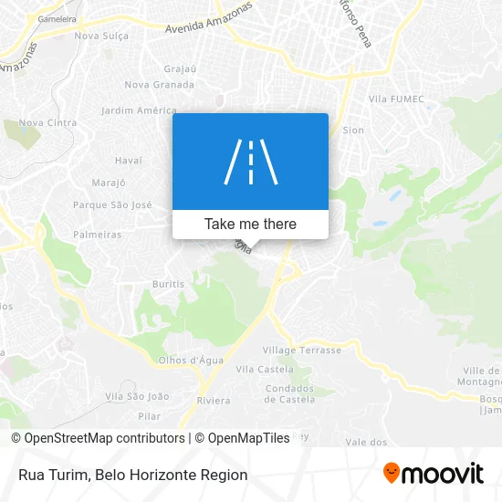 Rua Turim map