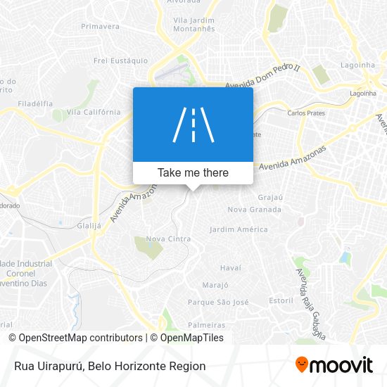 Rua Uirapurú map