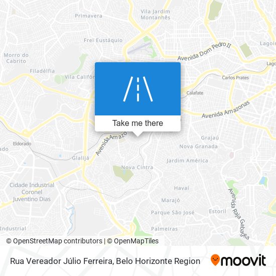 Rua Vereador Júlio Ferreira map