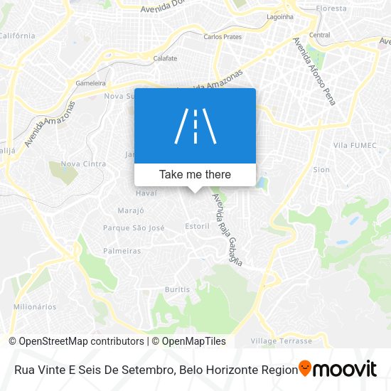 Rua Vinte E Seis De Setembro map