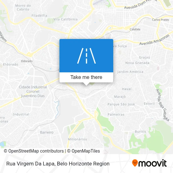 Rua Virgem Da Lapa map