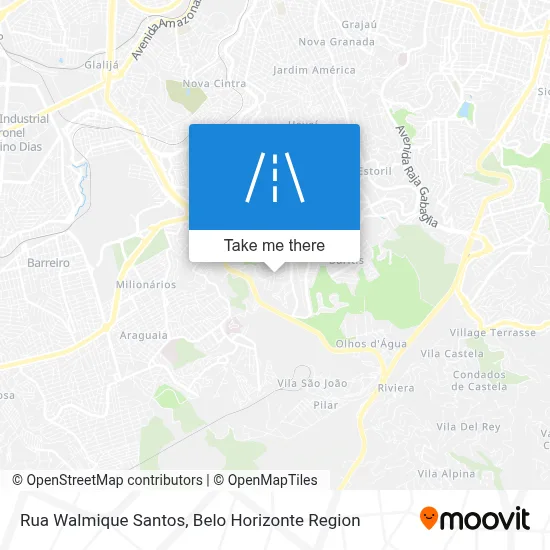 Rua Walmique Santos map