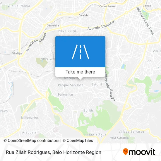 Rua Zilah Rodrigues map