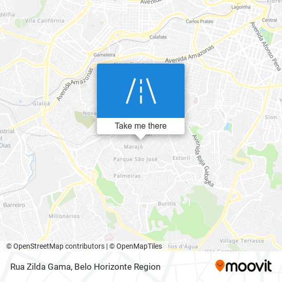 Rua Zilda Gama map