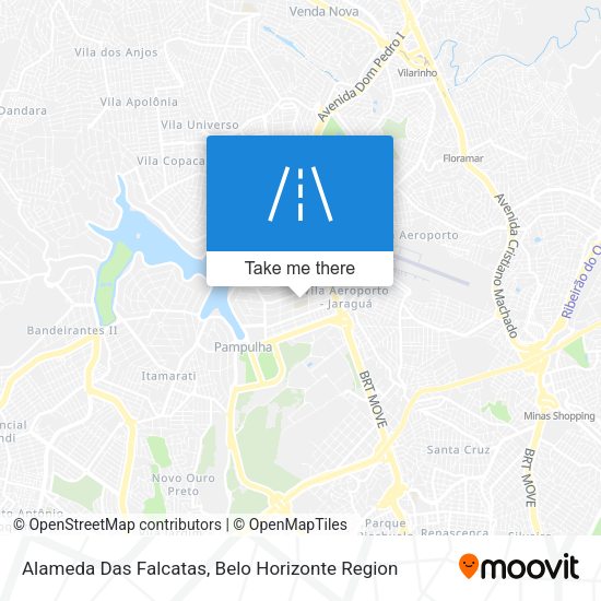 Alameda Das Falcatas map