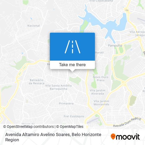 Mapa Avenida Altamiro Avelino Soares