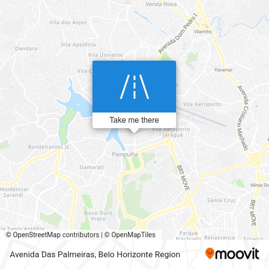 Avenida Das Palmeiras map