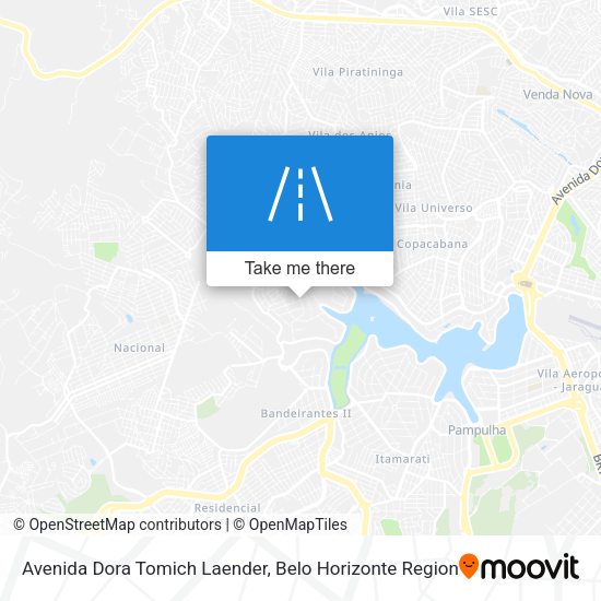 Avenida Dora Tomich Laender map