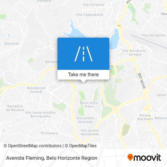 Avenida Fleming map