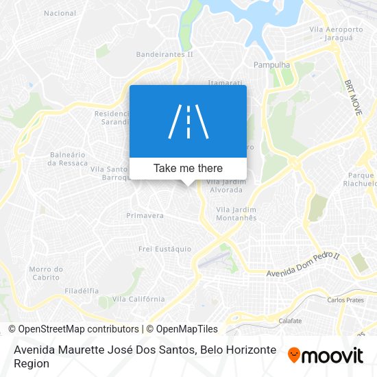 Avenida Maurette José Dos Santos map