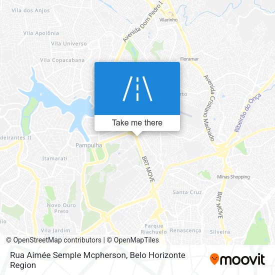 Rua Aimée Semple Mcpherson map