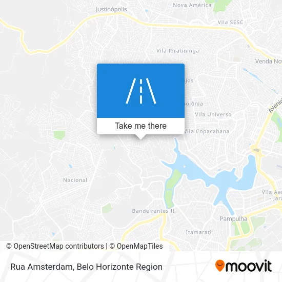 Rua Amsterdam map