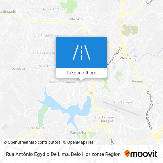 Rua Antônio Egydio De Lima map