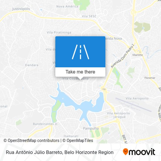 Rua Antônio Júlio Barreto map
