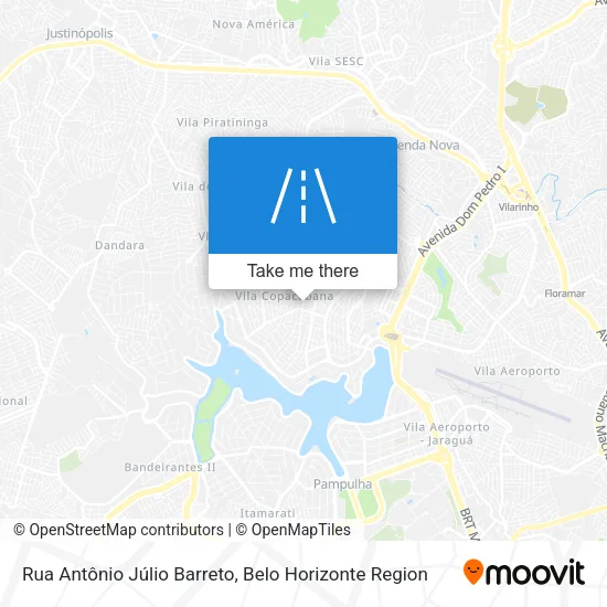 Rua Antônio Júlio Barreto map
