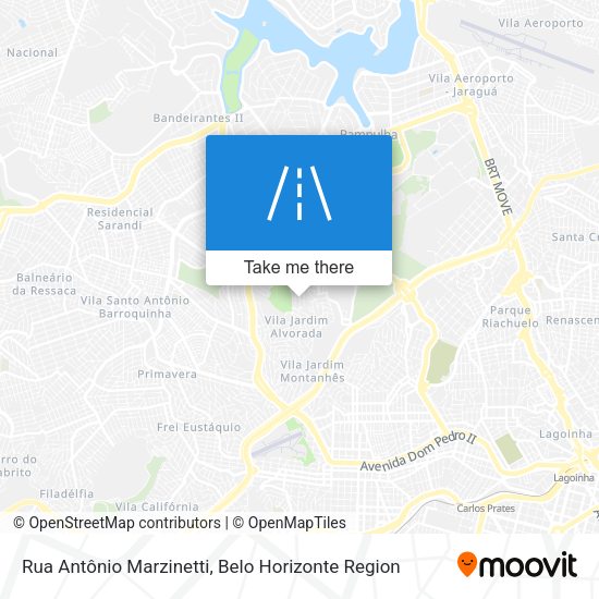 Rua Antônio Marzinetti map