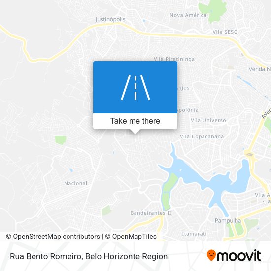 Rua Bento Romeiro map
