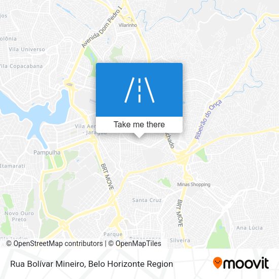 Rua Bolívar Mineiro map