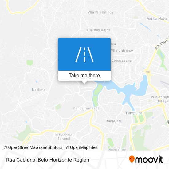 Rua Cabiuna map