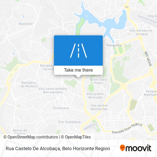 Rua Castelo De Alcobaça map