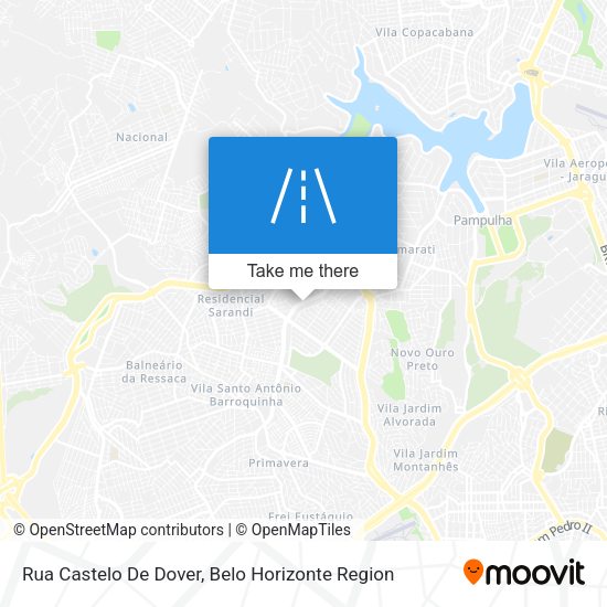 Rua Castelo De Dover map