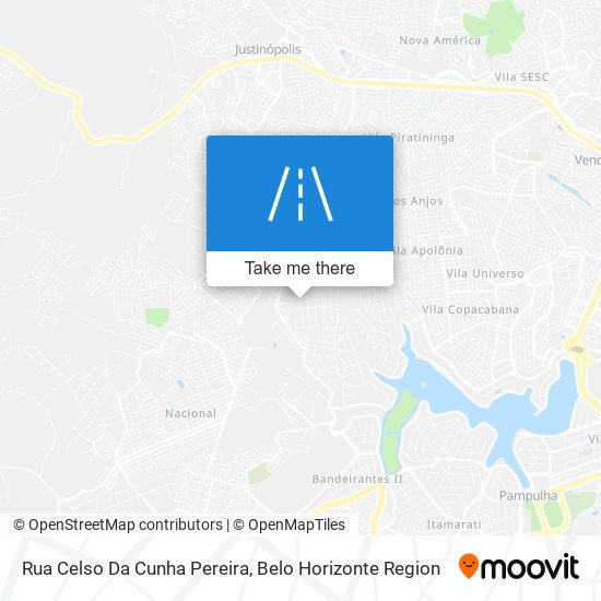 Rua Celso Da Cunha Pereira map