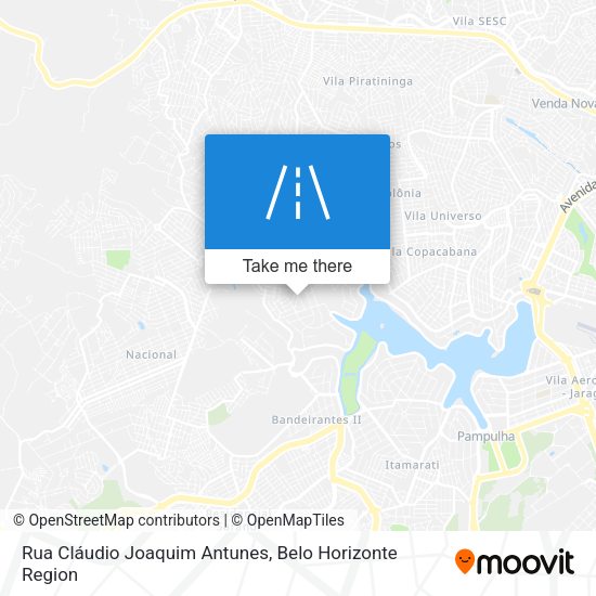 Rua Cláudio Joaquim Antunes map