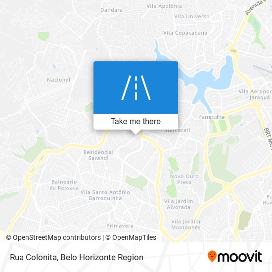 Mapa Rua Colonita