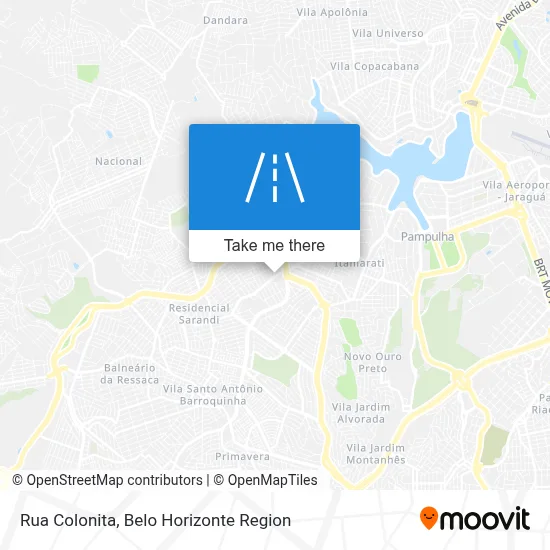 Rua Colonita map