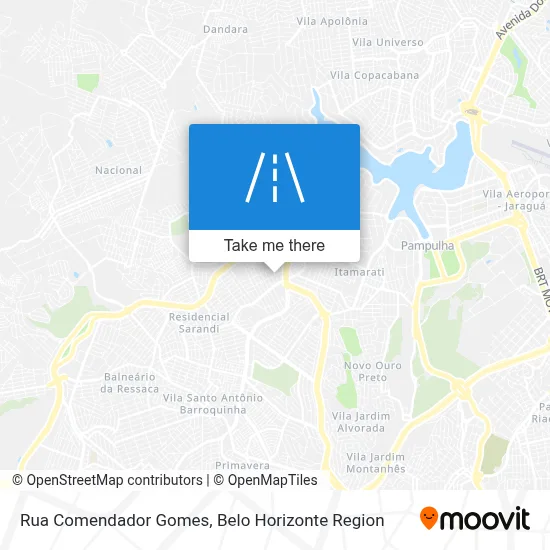 Rua Comendador Gomes map