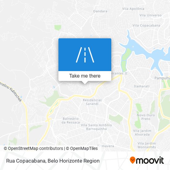 Rua Copacabana map