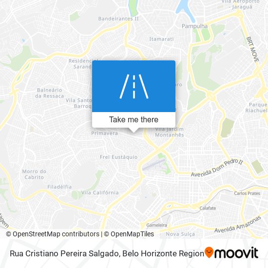 Rua Cristiano Pereira Salgado map