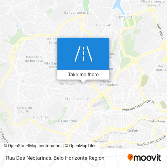 Rua Das Nectarinas map