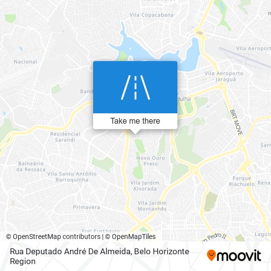 Mapa Rua Deputado André De Almeida