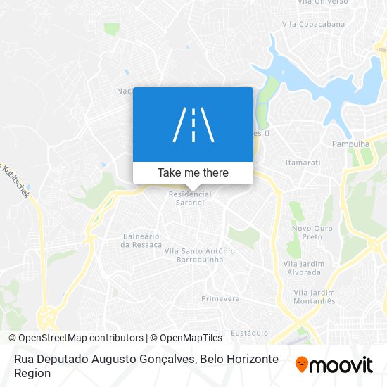 Rua Deputado Augusto Gonçalves map