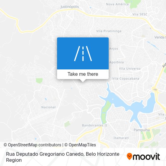 Rua Deputado Gregoriano Canedo map