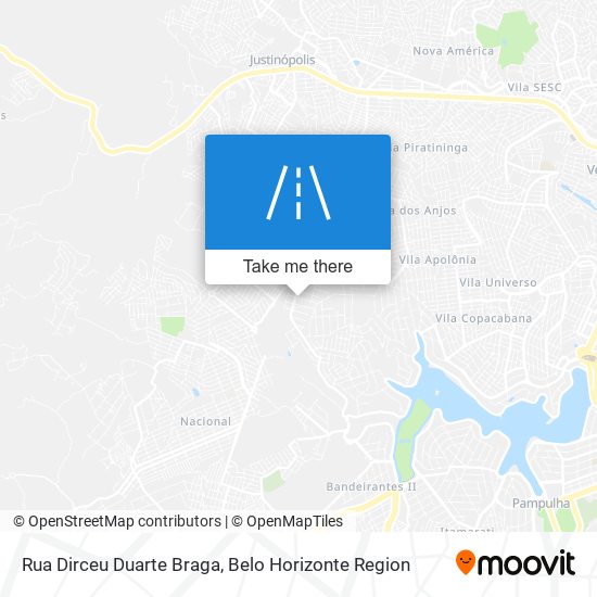 Mapa Rua Dirceu Duarte Braga