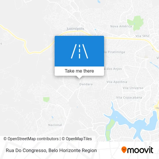 Rua Do Congresso map
