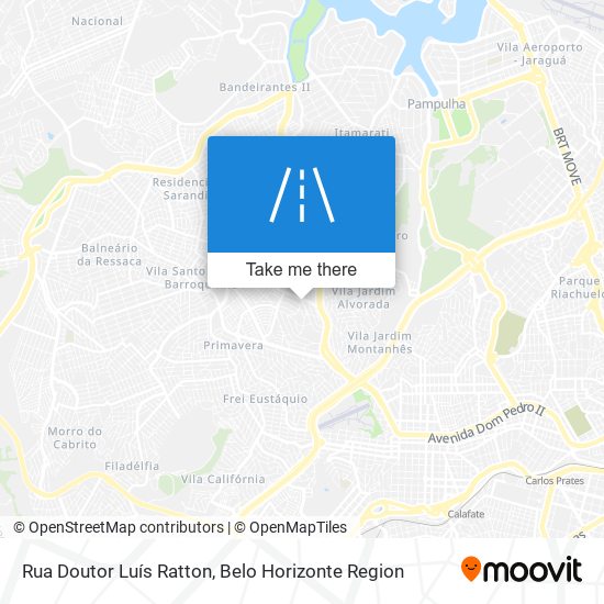 Mapa Rua Doutor Luís Ratton